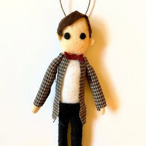 Handmade Eleventh Doctor Ornament image 2