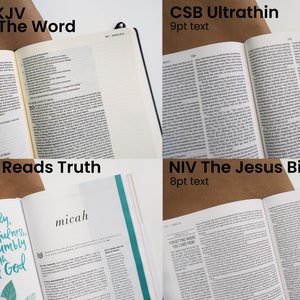 Fully Custom Bible Hand Painted Journaling Bible CSB NIV - Etsy