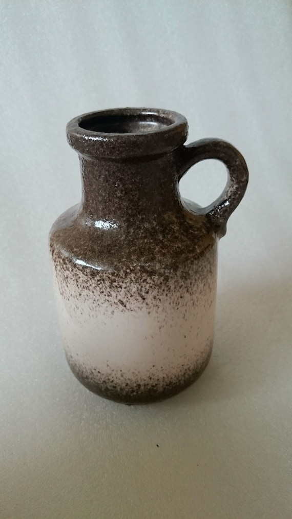 West Germany Scheurich 414-16 Small Vase Fat Lava - Etsy