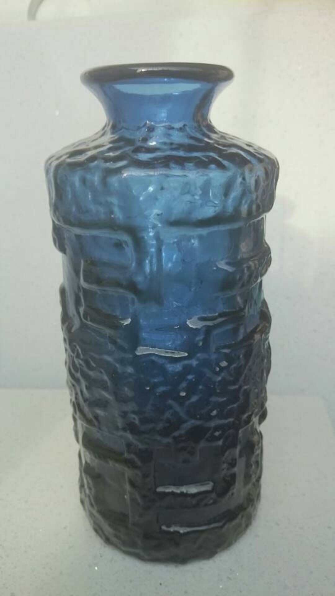 Ruda Glasbruk Cobolt serie cobalt blue glass vase made by - Etsy Nederland