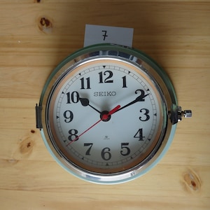 Maritime Seiko Clock, Nautical Slave Clock, US Army Navy Clock, Secondary Clock, Navigation, Seiko MC-005, Seikosha co. Japan