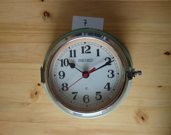 Vintage Seiko Quartz Wall Clock - Etsy