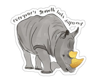 Affirmation Rhino Sticker