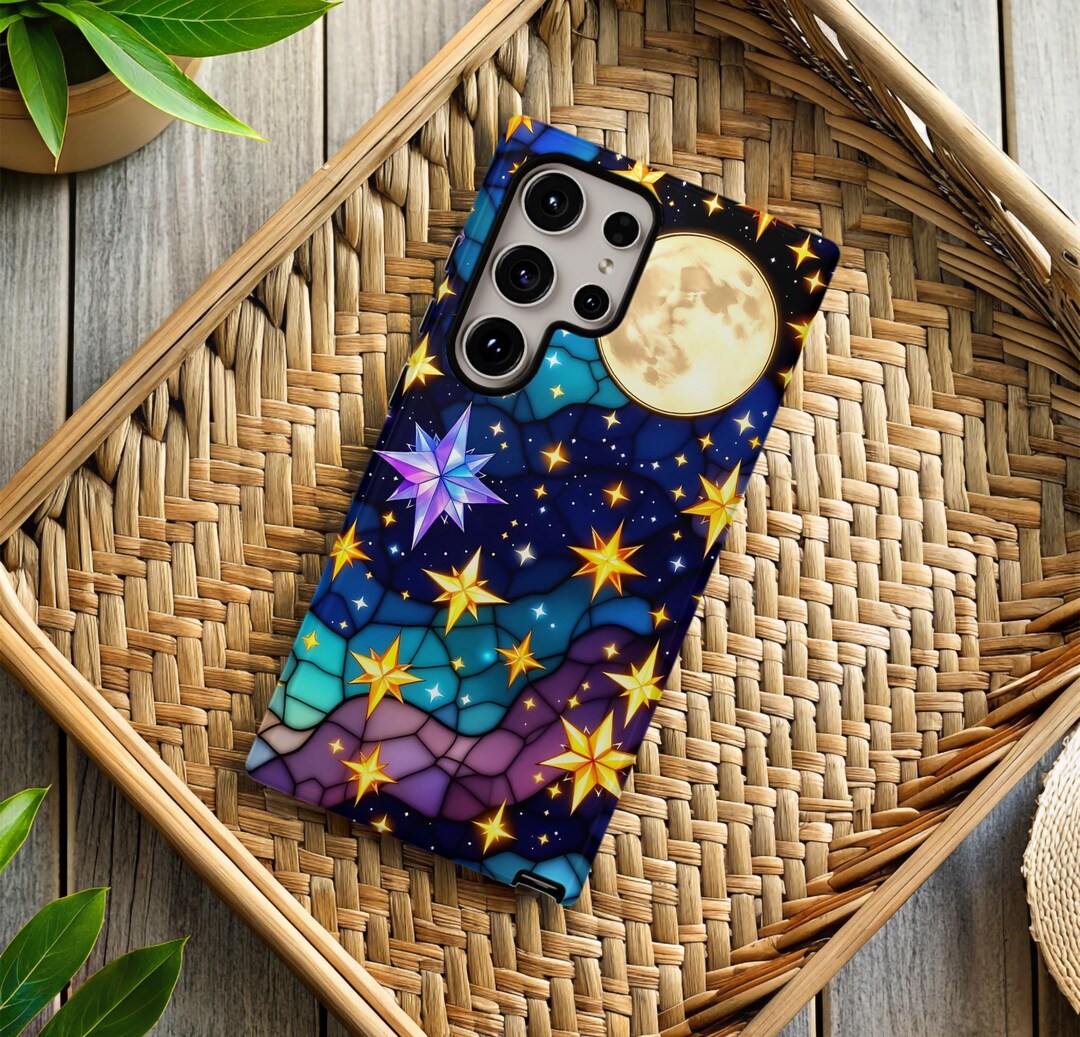 Android Celestial Stained Glass Illusion Tough Cases, Phone Cover ...