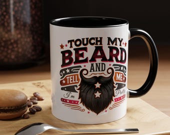 Bearded Man Mug |  Accent Coffee Mug
