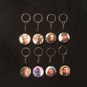 Bucky Barnes - Winter Soldier - Button Keychains
