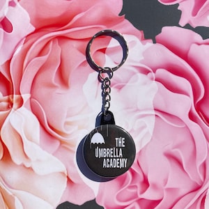 The Umbrella Academy Button Keychain