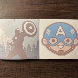Captain America Sticky Notepad