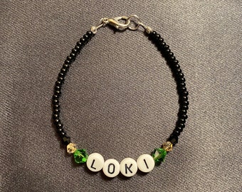 Loki Beaded Bracelet (Made With Genuine Swarovski Crystals)