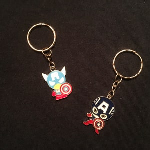 Captain America - Steve Rogers - Chibi Keychain