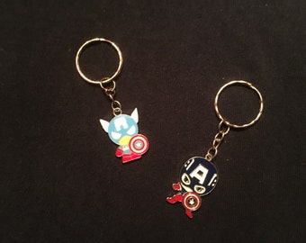 Captain America - Steve Rogers - Chibi-sleutelhanger