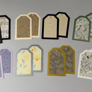 Wedding Pack, Geschenkanhänger, Scrapbooking Tags, Hochzeit Geschenke, Album Tags Set von 16