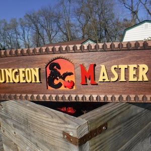 Dungeons & Dragons / Dungeon Master Wooden Sign