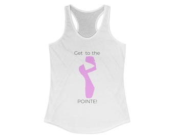 ¡Llega a la punta! / Camiseta de tirantes con espalda deportiva para mujer
