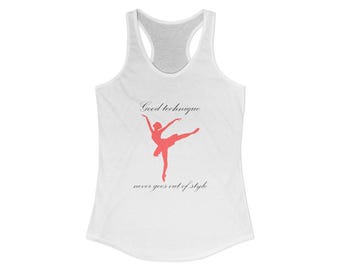 La buena técnica nunca pasa de moda / Camiseta deportiva para mujer