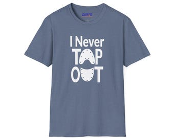 Camiseta unisex Softstyle «Nunca me rindo» / Camiseta motivacional para bailarines / Vida de claqué