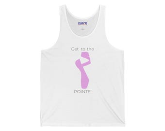 Camiseta sin mangas con silueta de zapatilla de punta / Gráfico de bailarina de ballet