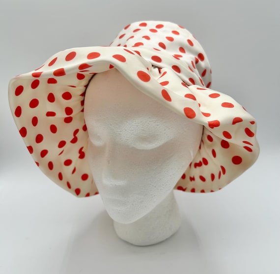 Vintage Christine Originals Costume Hat Park Ave NY Red  display picture 3