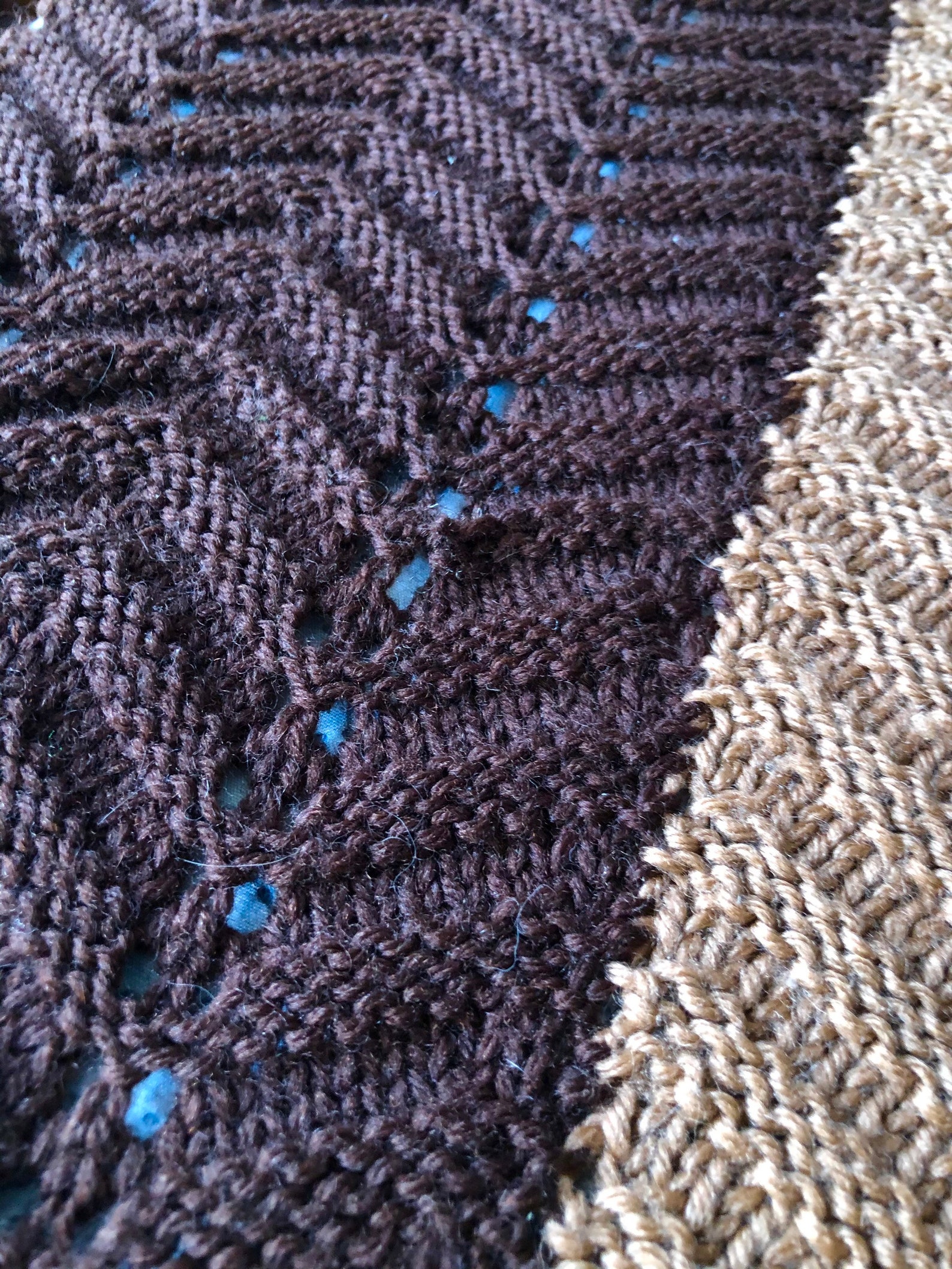 Handmade Afghan Blanket Multi Color Brown Acrylic Yarn 97 X Etsy