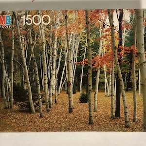 Vintage Milton Bradley ADIRONDACK MOUNTAINS Jigsaw Puzzle 1500 Pieces New Sealed