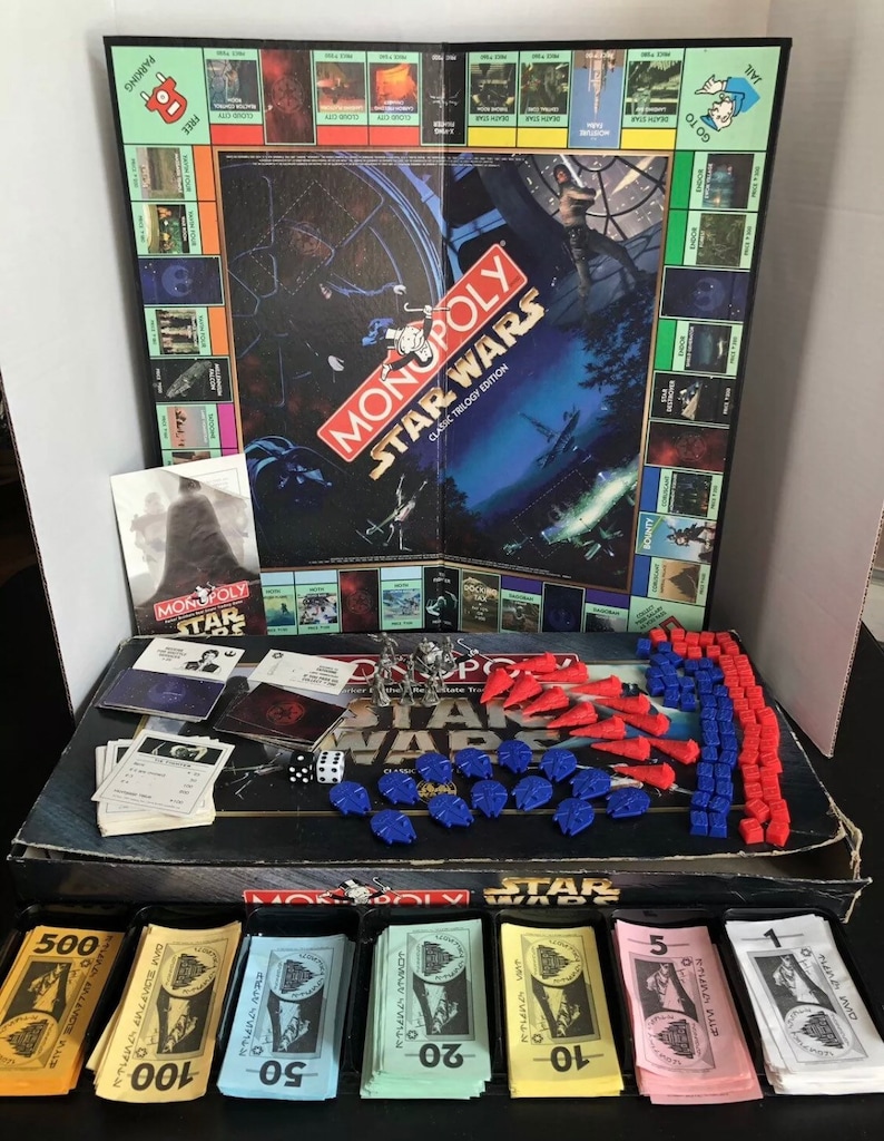 star wars monopoly board game star wars monopoly board game