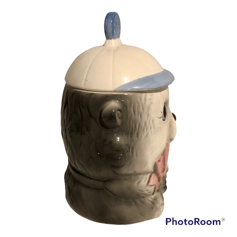 Vintage 1960s Ceramic Teddy Bear Biscuit Cookie Jar Hobbyist - Etsy