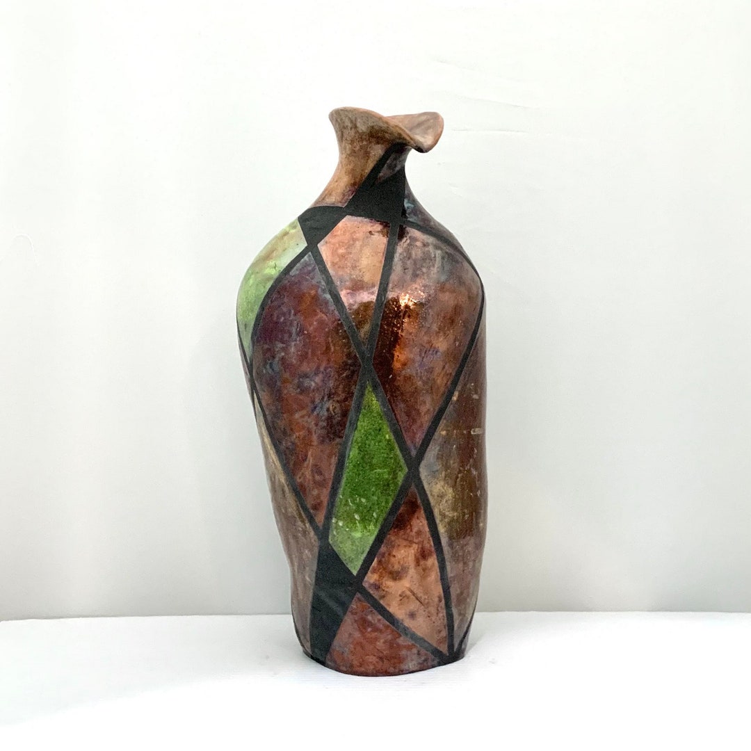 Figurative Raku Raku / Ceramic Figurative Vase / Vessel - Etsy