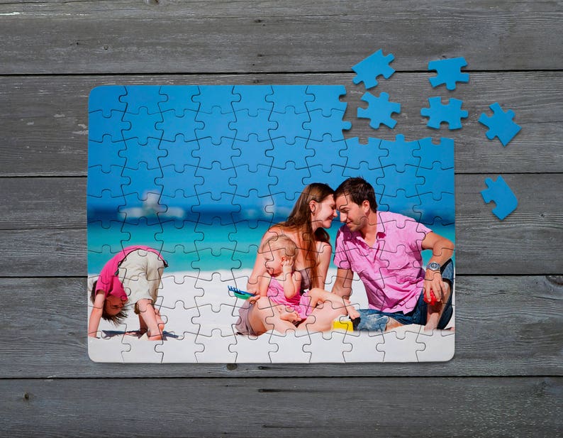Personalized Photo Puzzle Custom Photo Puzzle Birthday Gift Etsy