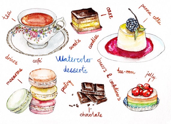 Desserts Clipart Watercolor Desserts Sweets Clip Art Instant Download Digital Clipart Confectionary Pastry Cafe Restaurant Menu Desserts Clipart Watercolor Desserts Sweets Clip Art Instant Download Digital Clipart Confectionary Pastry Cafe Restaurant Menu