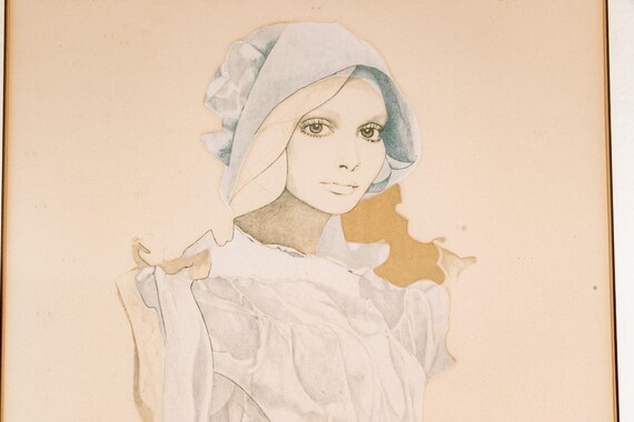 Christine Rosamond Signed Limited Edition Lithograph - Fashionable