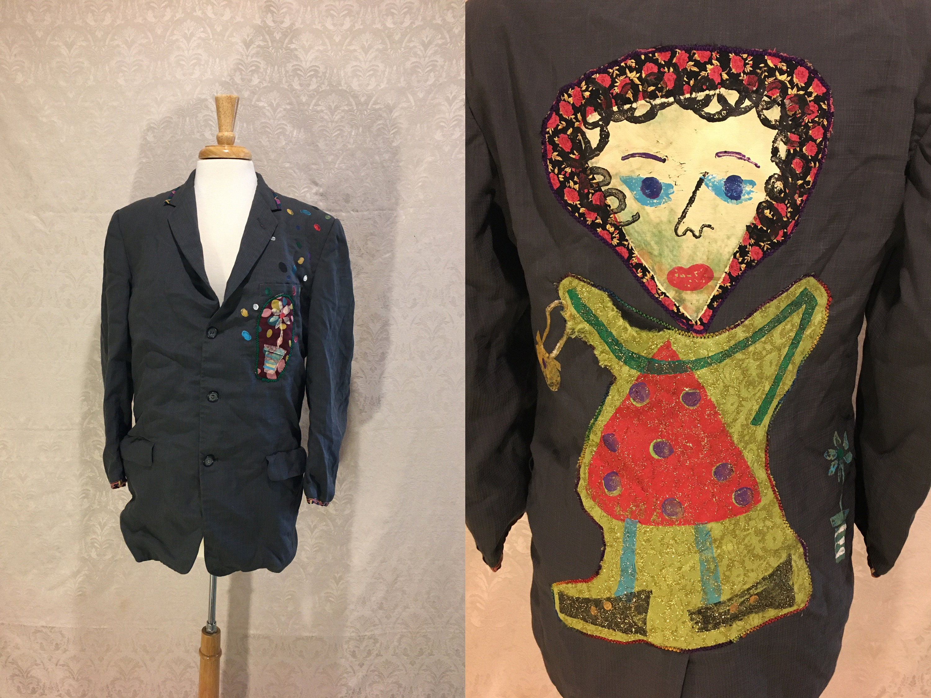 botter 22ss blazer with painted artwork | sosago.vn