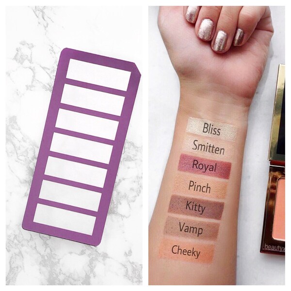 Makeup Swatch Stencil - Etsy