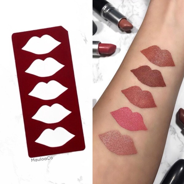 Makeup Swatch Stencil - Etsy
