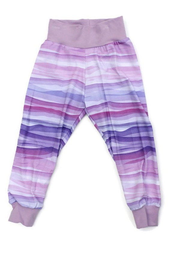 purple baby pants