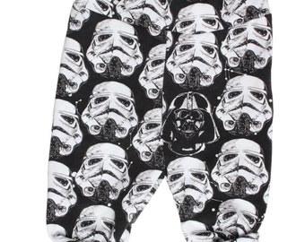 Baby or Toddler | Boy or Girl | Grow with Me Joggers | Storm Troopers | Size 3-12 months