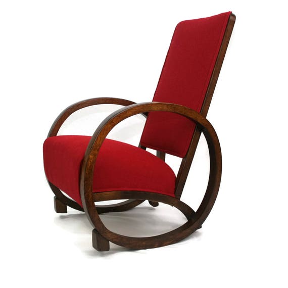Art deco rocking sale chair