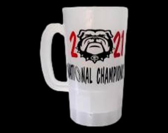 1 Customized 32 Ounce Beer Mug, Many colors offered. Made in the USA
