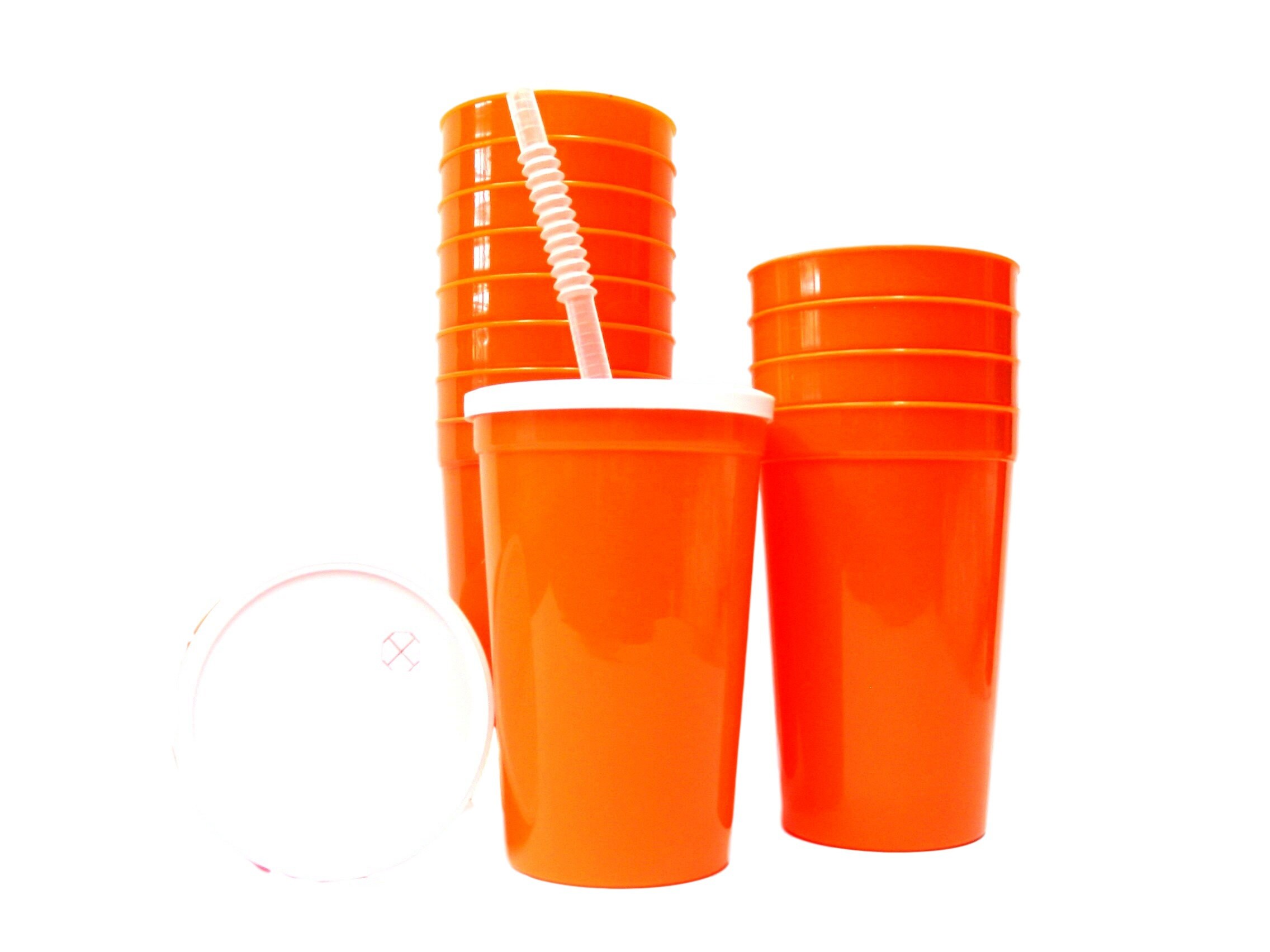 32 Oz Fluted Tumblers With Lids and Straws: Made in America - Etsy