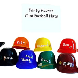 12-Small Customized  Baseball caps party favors