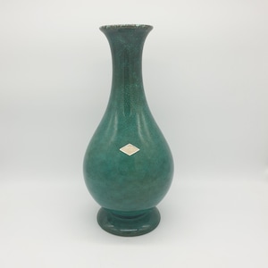 【 超希少品 】70's STIVER ITALY 大型 花瓶 クリスタル 緑 超希少品 】70's STIVER ITALY 大型 花瓶 クリスタル 緑