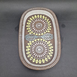 Mari Simmulson for Upsala-Ekeby, Hand painted art bowl 1960:s