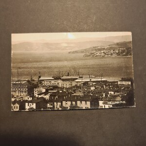 Wellington- Nouvelle-Zélande - Carte postale vintage d’usé-1920