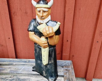 Vintage Fish Sculpture, Willy Fischer Sweden 1960:s-ego Stengods