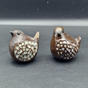 Bengt Wall, Trosa – Two Small Ceramic Bird Sculptures – Sweden