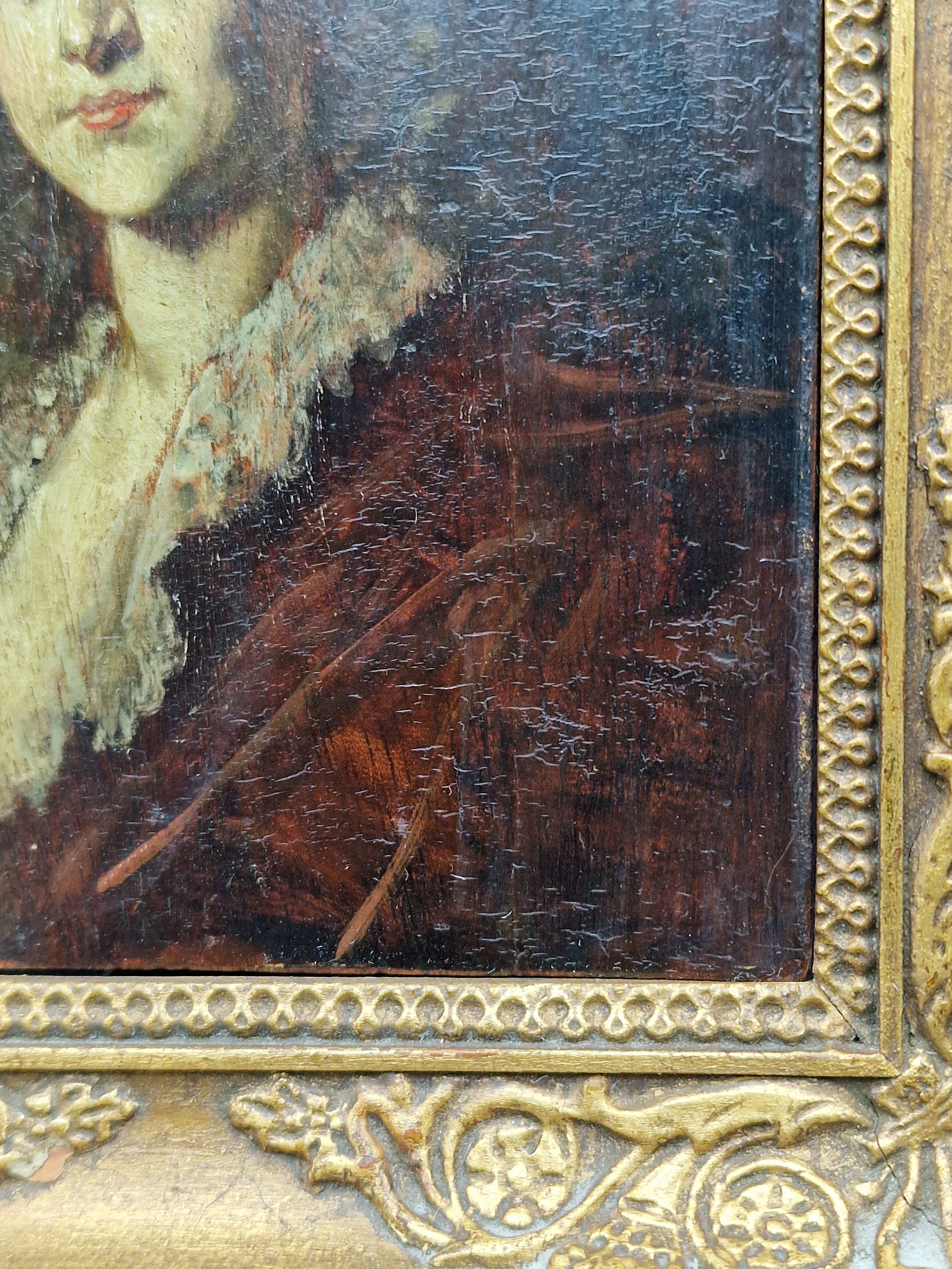 Antique 19th Century Original Oil Painting Portrait of a Lady - Etsy