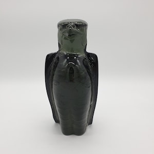 Large Dark Green Kosta Boda WWF Limited Edition Peregrine Falcon