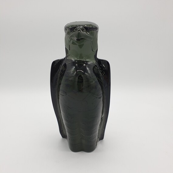 Large Dark Green Kosta Boda WWF Limited Edition Peregrine