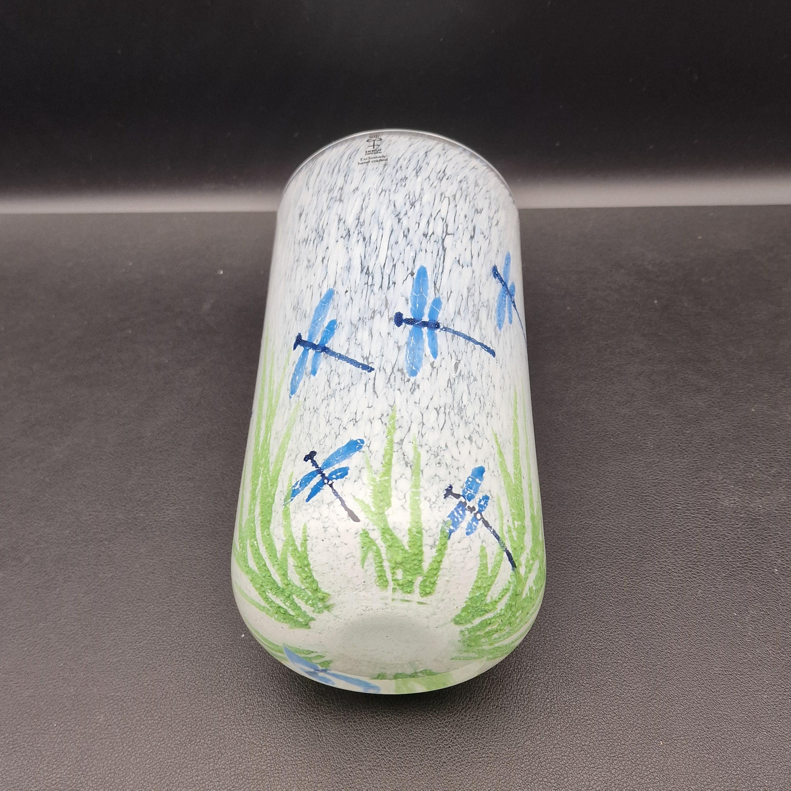 Handcrafted Art Glass Vase by Ingegerd Råman for Skruf - 1980:s - Etsy
