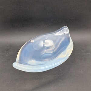 Sven Palmqvist for Orrefors - Light opal Selena bowl - Art Glass for Orrefors 1950s Sweden. Scandinavian modern Collectible