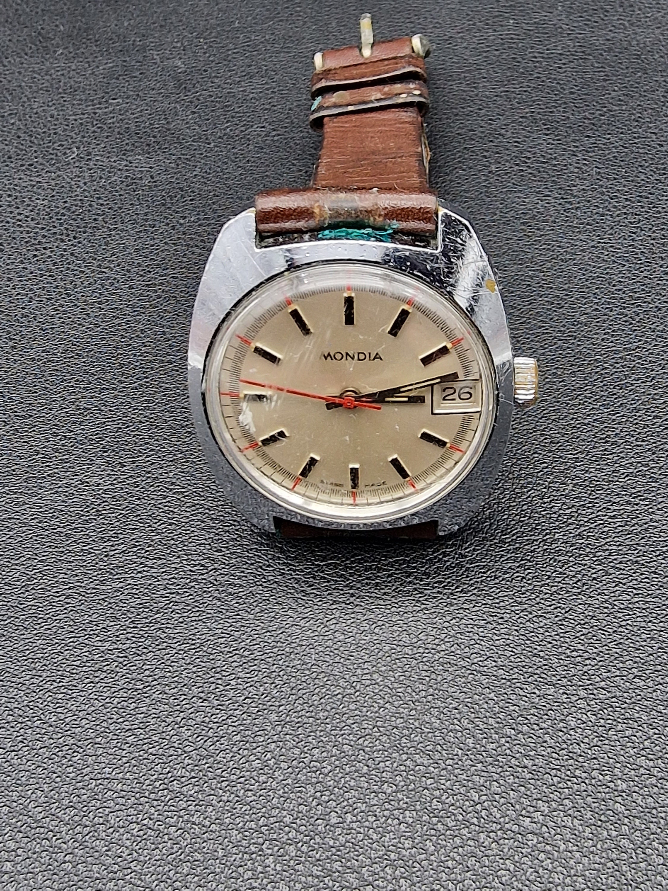 Montre Mondia Vintage Rare - Chronographe Style Rolex - Mécanique à Remontage Manuel - Pour Homme